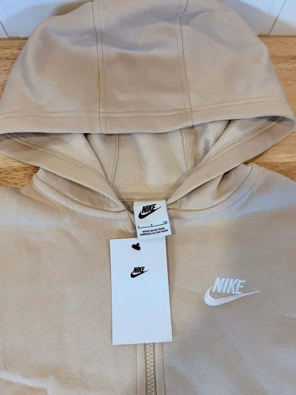 Nike Kids' Sportswear Club Fleece Full-Zip Hoodie Sanddrift